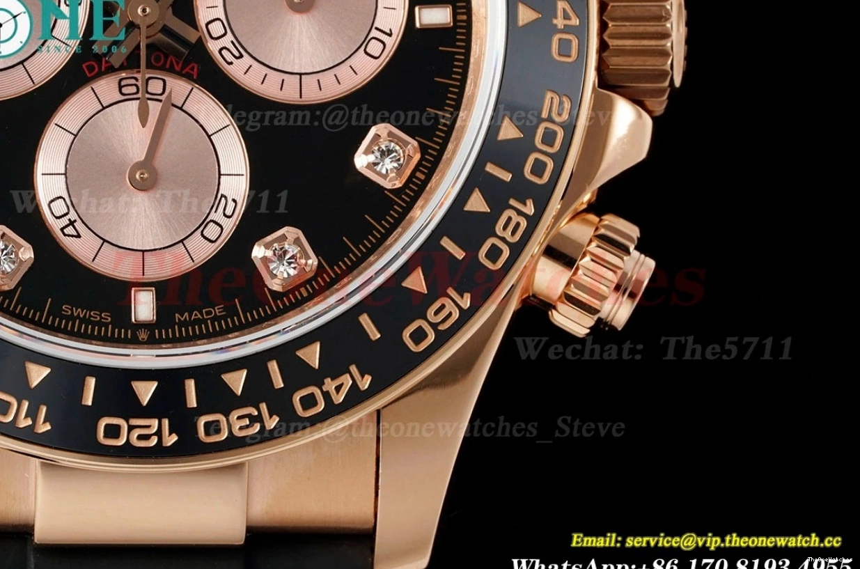 (Gain RG RU Weight) 40mm Daytona 126515 Dia QF Black SH4131 0113